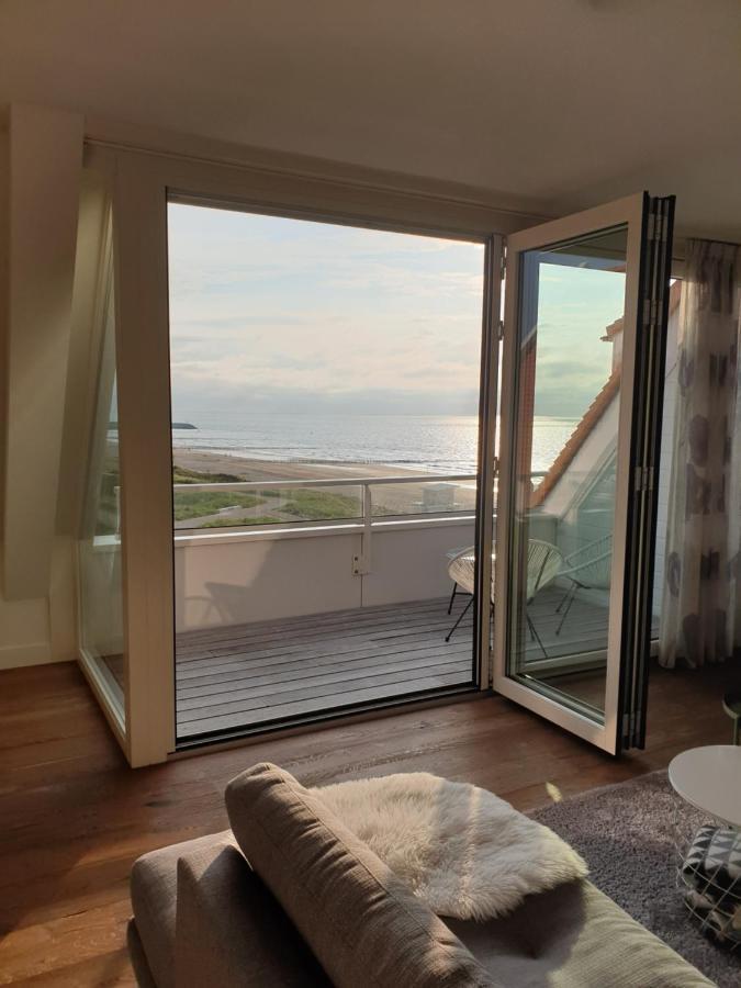 Penthouse Windkracht 10 Aan Het Strand Van Кадзанд-Бад Экстерьер фото