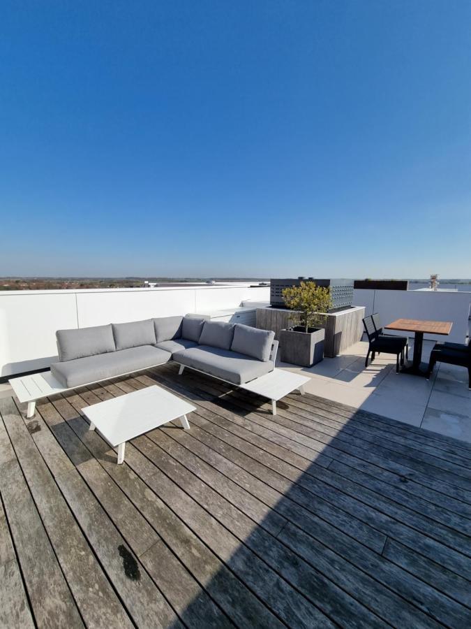 Penthouse Windkracht 10 Aan Het Strand Van Кадзанд-Бад Экстерьер фото