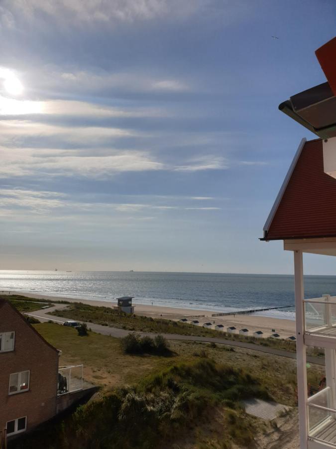 Penthouse Windkracht 10 Aan Het Strand Van Кадзанд-Бад Экстерьер фото