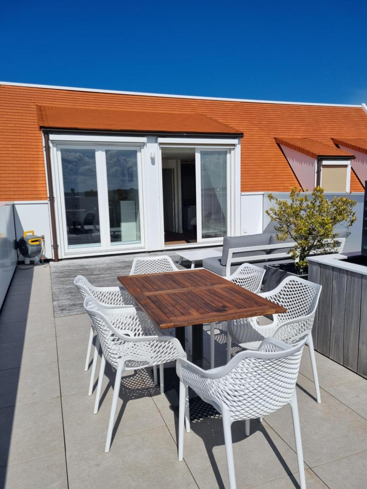 Penthouse Windkracht 10 Aan Het Strand Van Кадзанд-Бад Номер фото